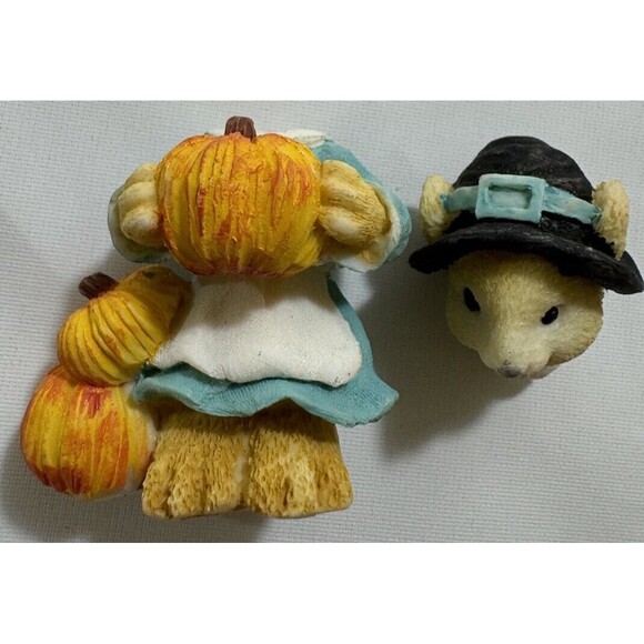 97s Halloween and Pumpkin Mouse Animal Fall  Gorgeous Y2K 10 Pcs W Details - Picture 10 of 16